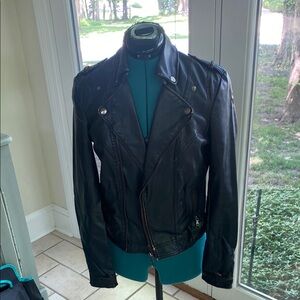 Black Vegan Leather Jacket